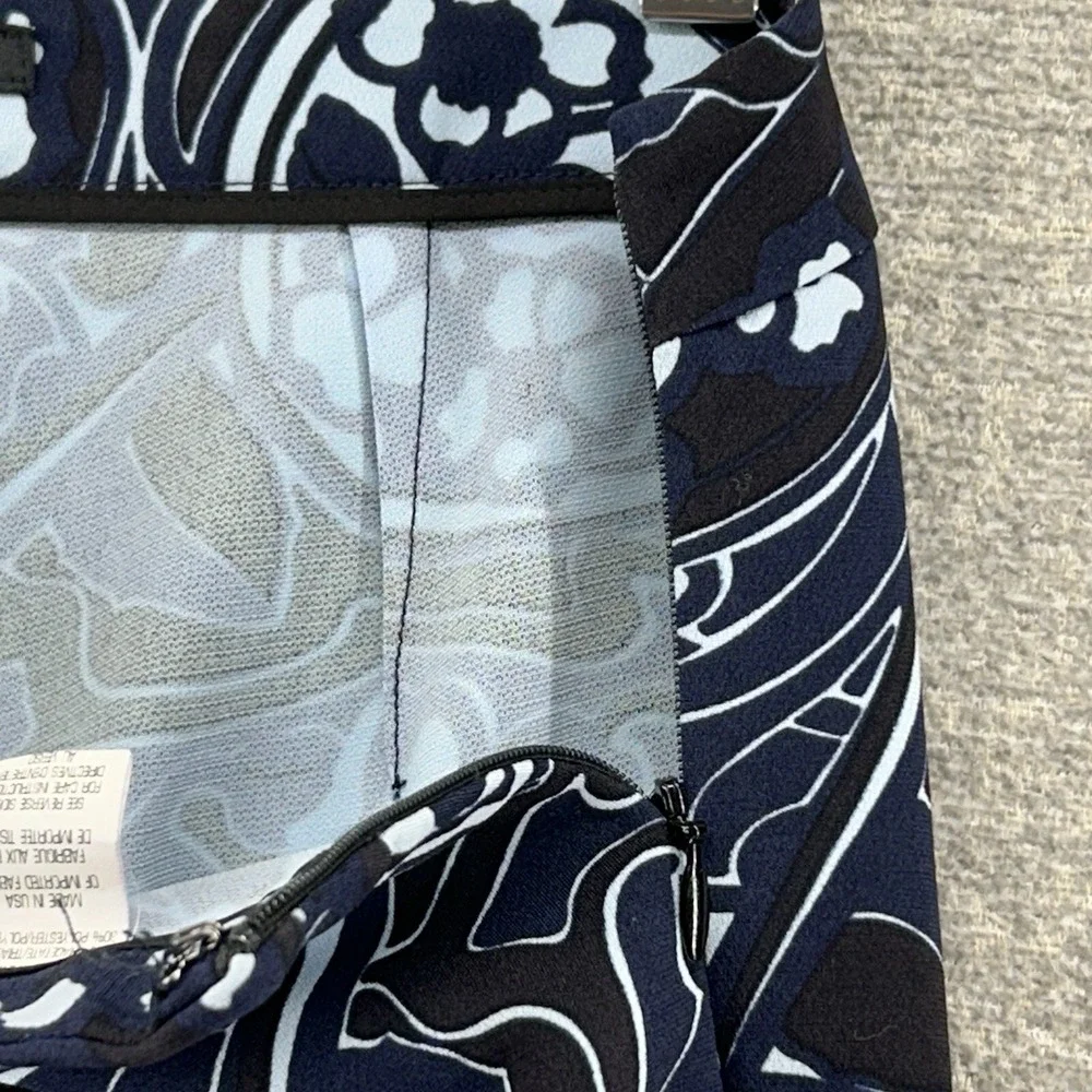 Theory Pants Women Size 6 Wide Leg All Over Floral Print USA